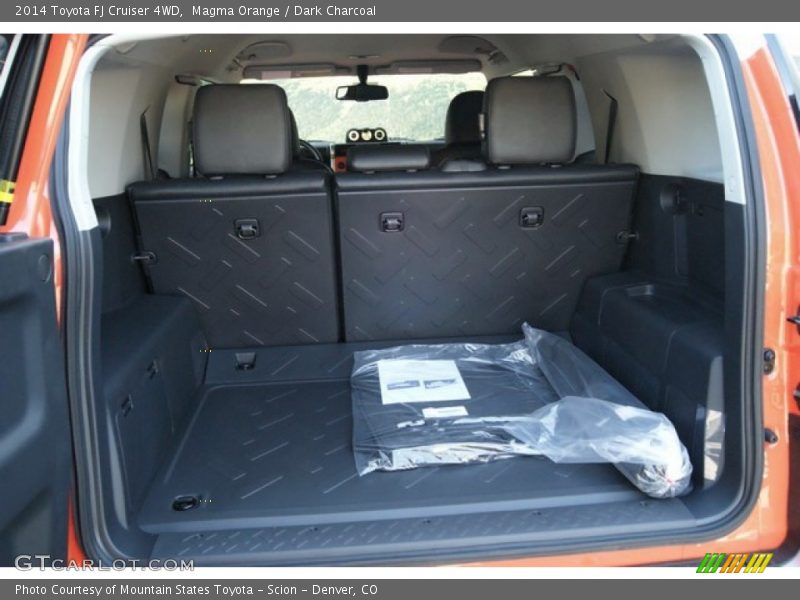 Magma Orange / Dark Charcoal 2014 Toyota FJ Cruiser 4WD