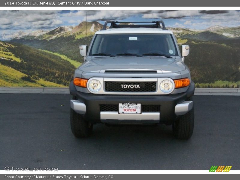 Cement Gray / Dark Charcoal 2014 Toyota FJ Cruiser 4WD