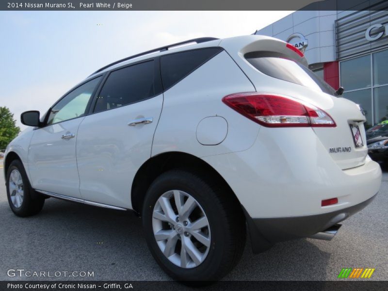 Pearl White / Beige 2014 Nissan Murano SL