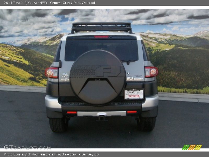 Cement Gray / Dark Charcoal 2014 Toyota FJ Cruiser 4WD