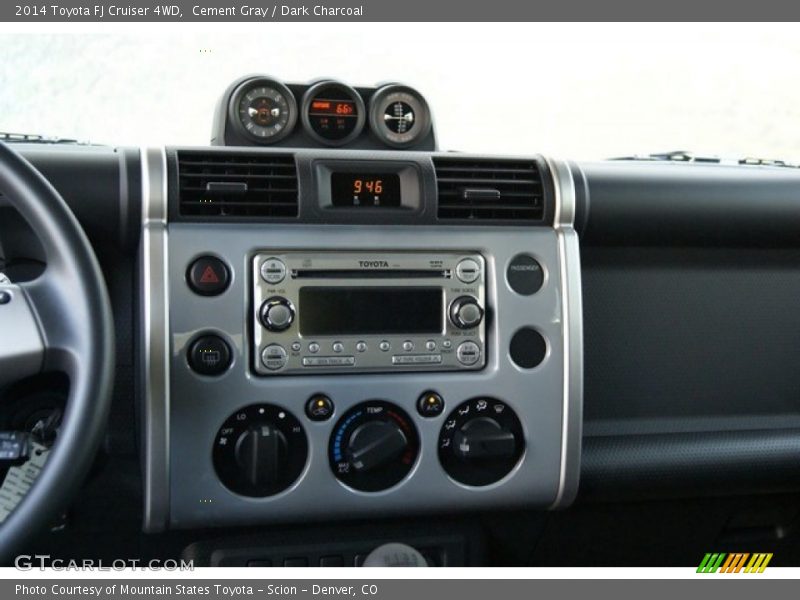 Cement Gray / Dark Charcoal 2014 Toyota FJ Cruiser 4WD