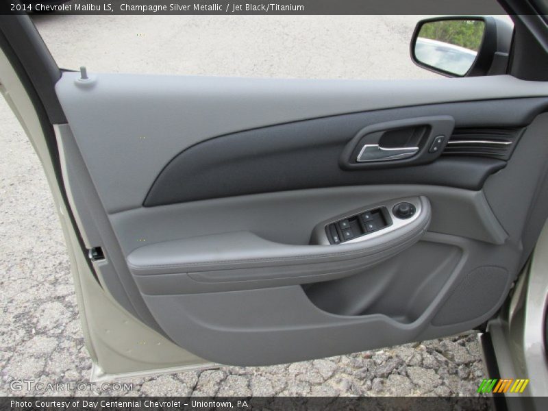 Champagne Silver Metallic / Jet Black/Titanium 2014 Chevrolet Malibu LS