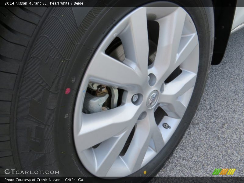 Pearl White / Beige 2014 Nissan Murano SL