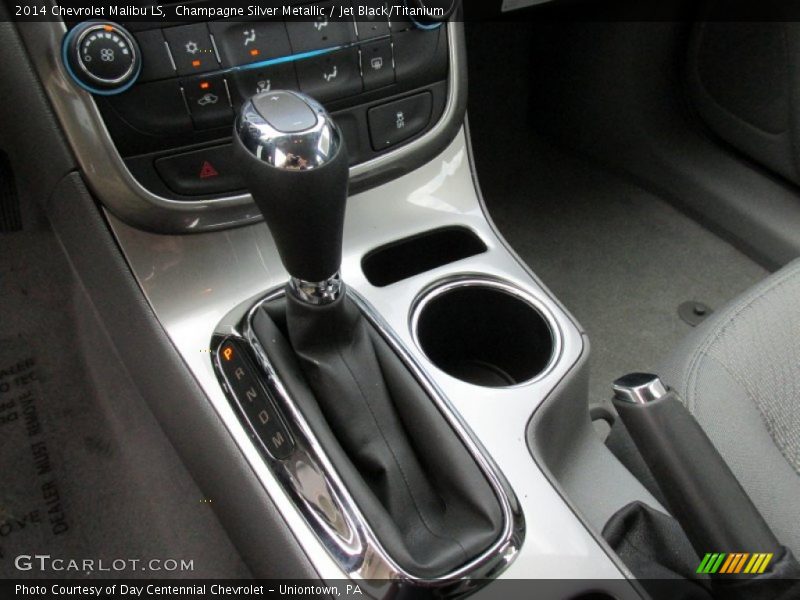 Champagne Silver Metallic / Jet Black/Titanium 2014 Chevrolet Malibu LS
