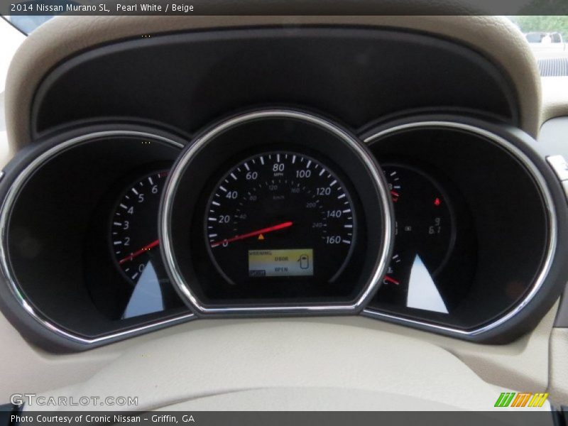 Pearl White / Beige 2014 Nissan Murano SL