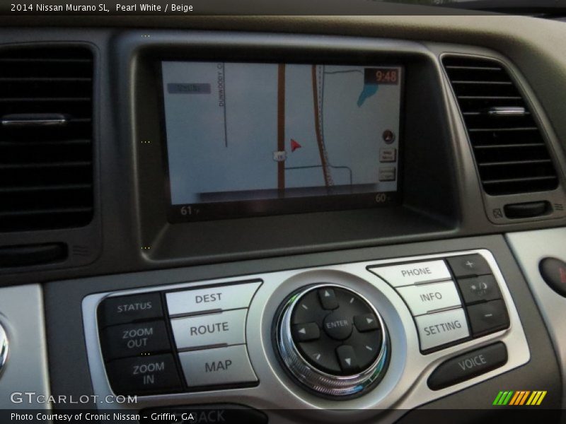 Pearl White / Beige 2014 Nissan Murano SL