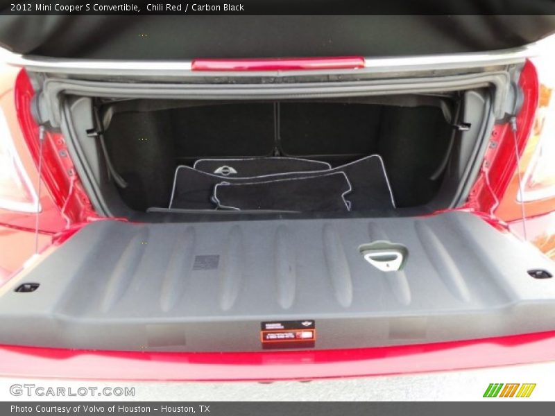 Chili Red / Carbon Black 2012 Mini Cooper S Convertible