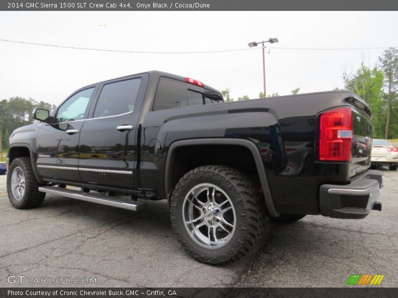 Onyx Black / Cocoa/Dune 2014 GMC Sierra 1500 SLT Crew Cab 4x4