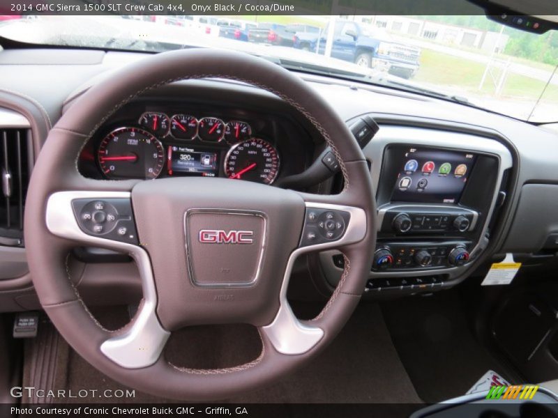 Onyx Black / Cocoa/Dune 2014 GMC Sierra 1500 SLT Crew Cab 4x4