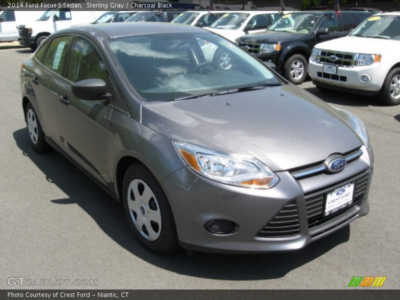 Sterling Gray / Charcoal Black 2014 Ford Focus S Sedan