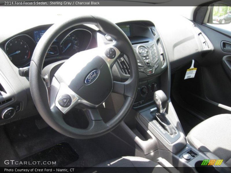 Sterling Gray / Charcoal Black 2014 Ford Focus S Sedan