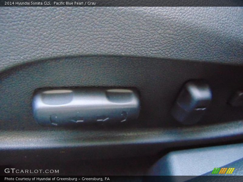 Pacific Blue Pearl / Gray 2014 Hyundai Sonata GLS