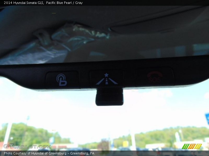 Pacific Blue Pearl / Gray 2014 Hyundai Sonata GLS