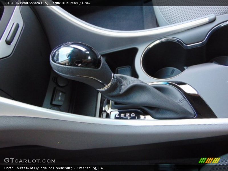 Pacific Blue Pearl / Gray 2014 Hyundai Sonata GLS