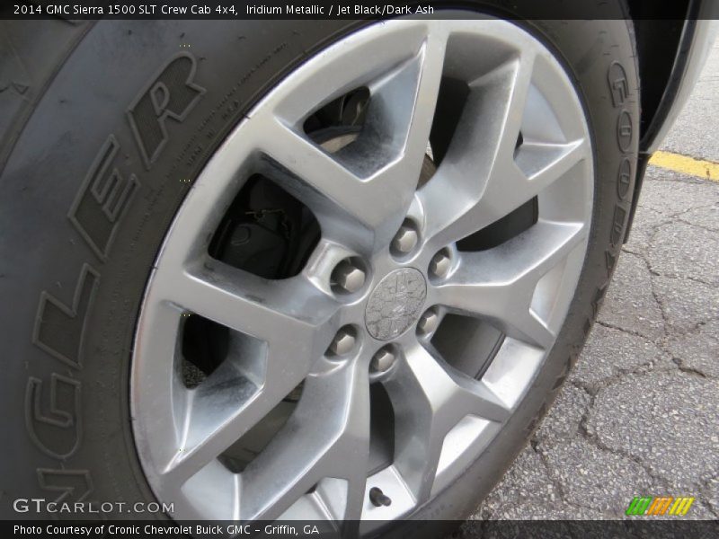 Iridium Metallic / Jet Black/Dark Ash 2014 GMC Sierra 1500 SLT Crew Cab 4x4