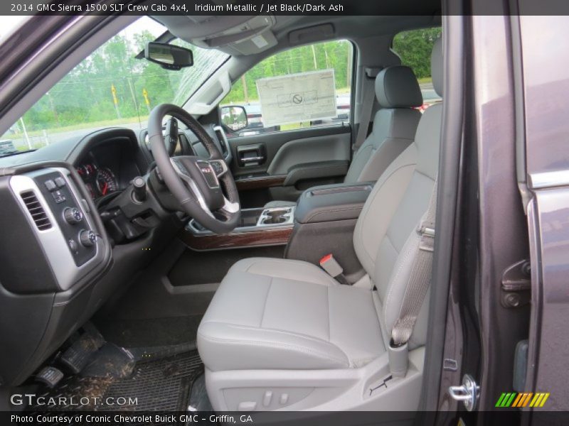 Iridium Metallic / Jet Black/Dark Ash 2014 GMC Sierra 1500 SLT Crew Cab 4x4