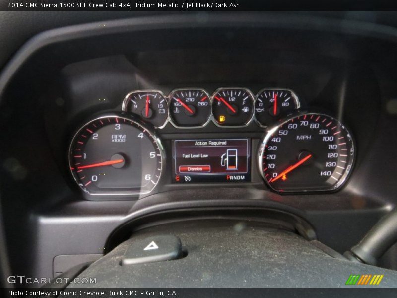 Iridium Metallic / Jet Black/Dark Ash 2014 GMC Sierra 1500 SLT Crew Cab 4x4