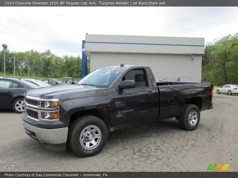 Tungsten Metallic / Jet Black/Dark Ash 2014 Chevrolet Silverado 1500 WT Regular Cab 4x4