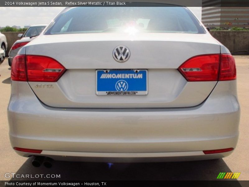 Reflex Silver Metallic / Titan Black 2014 Volkswagen Jetta S Sedan