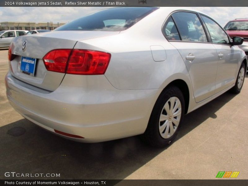 Reflex Silver Metallic / Titan Black 2014 Volkswagen Jetta S Sedan