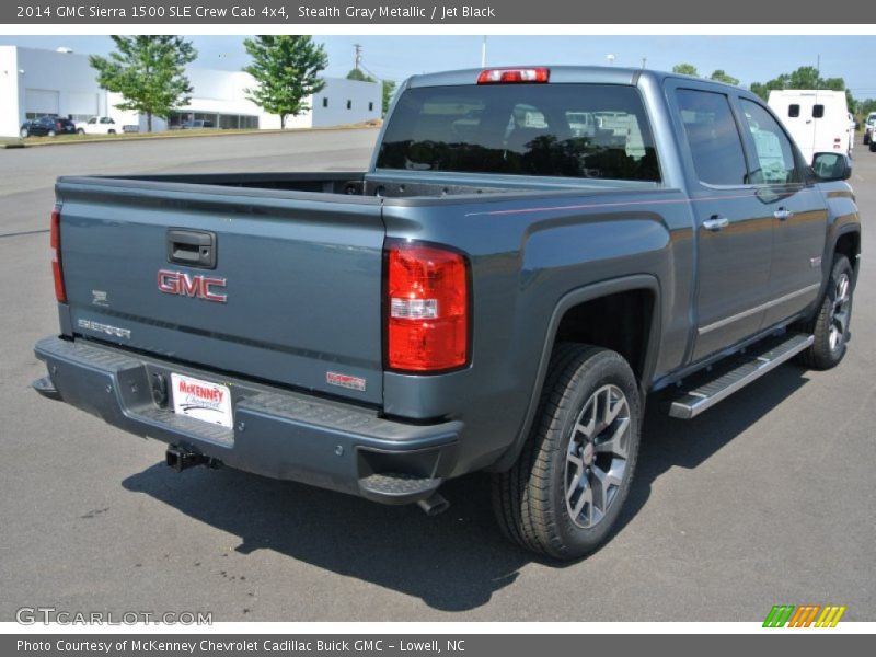 Stealth Gray Metallic / Jet Black 2014 GMC Sierra 1500 SLE Crew Cab 4x4