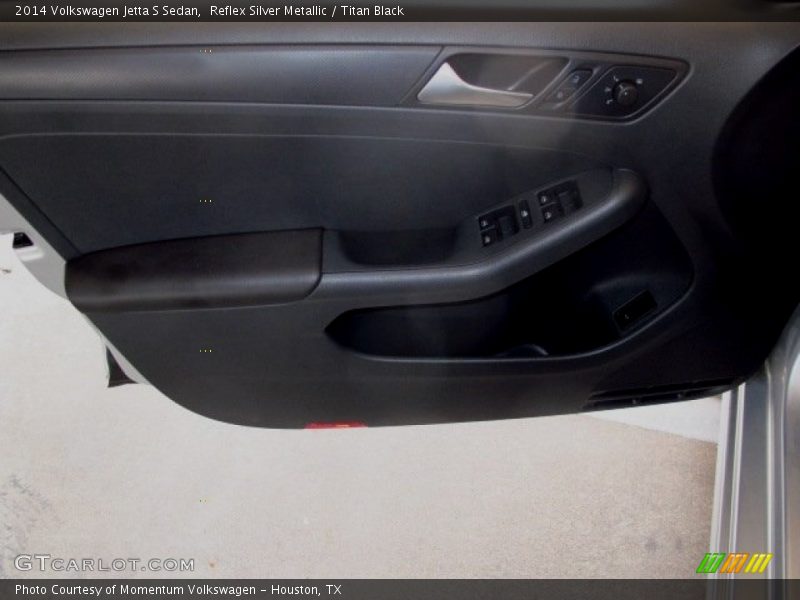 Reflex Silver Metallic / Titan Black 2014 Volkswagen Jetta S Sedan
