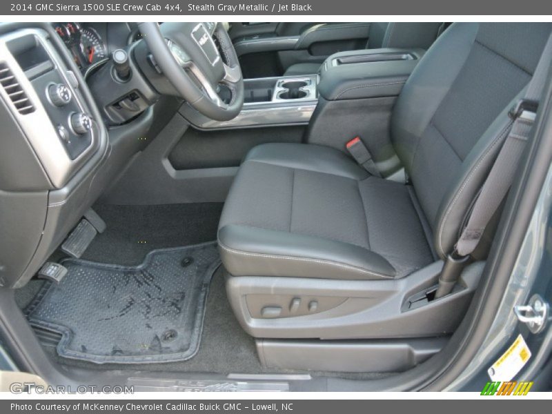 Stealth Gray Metallic / Jet Black 2014 GMC Sierra 1500 SLE Crew Cab 4x4
