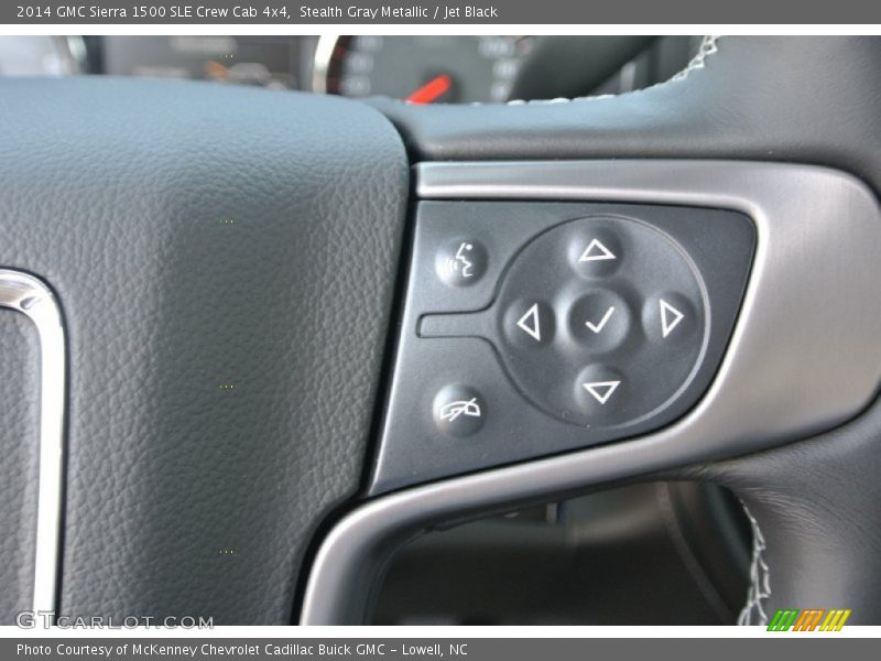 Stealth Gray Metallic / Jet Black 2014 GMC Sierra 1500 SLE Crew Cab 4x4