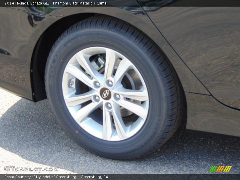 Phantom Black Metallic / Camel 2014 Hyundai Sonata GLS
