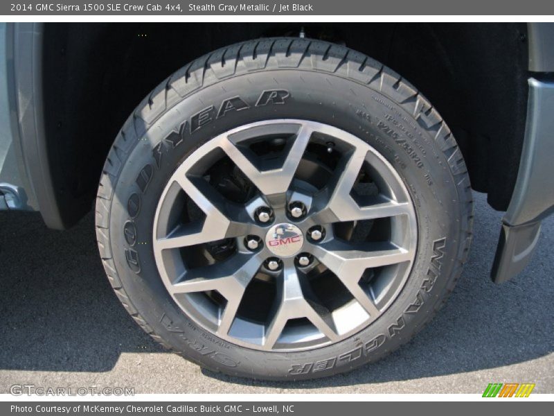 Stealth Gray Metallic / Jet Black 2014 GMC Sierra 1500 SLE Crew Cab 4x4