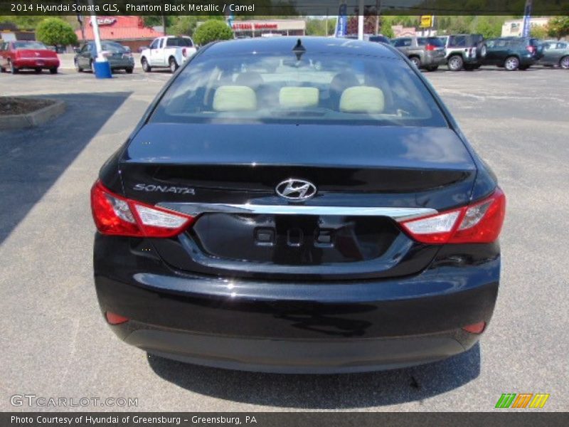 Phantom Black Metallic / Camel 2014 Hyundai Sonata GLS