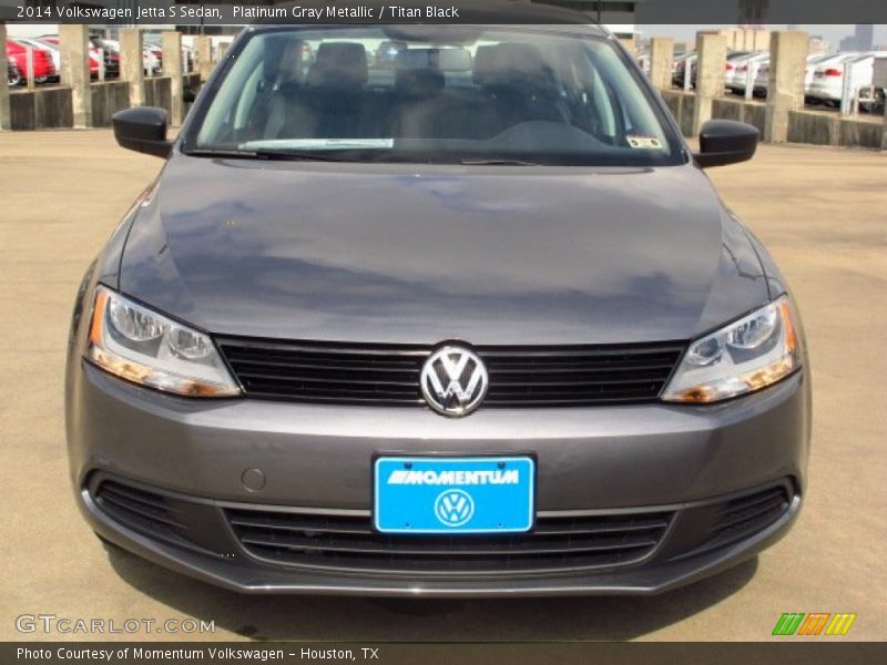 Platinum Gray Metallic / Titan Black 2014 Volkswagen Jetta S Sedan