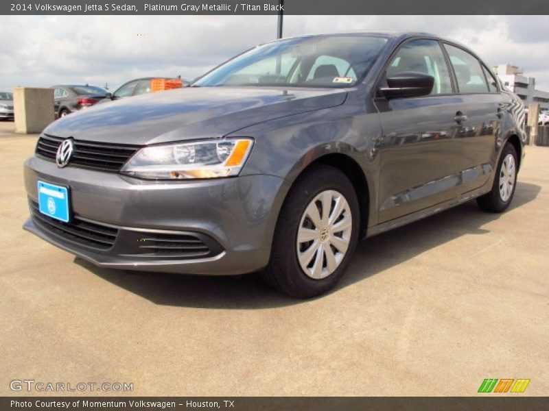 Platinum Gray Metallic / Titan Black 2014 Volkswagen Jetta S Sedan