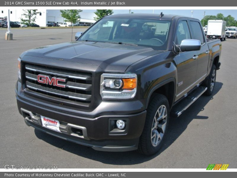 Iridium Metallic / Jet Black 2014 GMC Sierra 1500 SLE Crew Cab 4x4