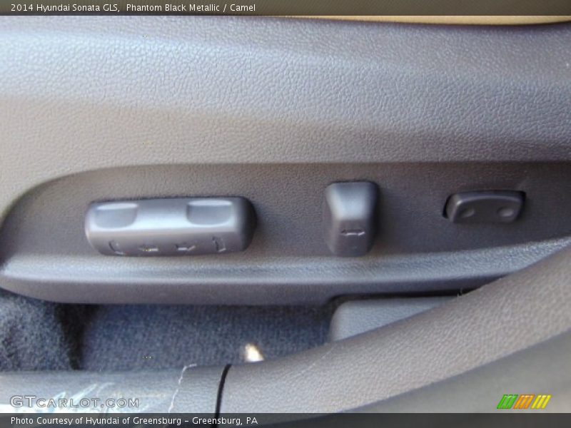 Phantom Black Metallic / Camel 2014 Hyundai Sonata GLS