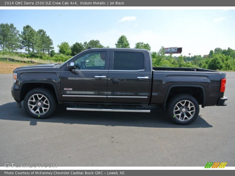 Iridium Metallic / Jet Black 2014 GMC Sierra 1500 SLE Crew Cab 4x4