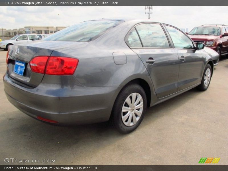 Platinum Gray Metallic / Titan Black 2014 Volkswagen Jetta S Sedan