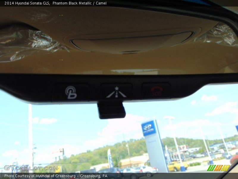 Phantom Black Metallic / Camel 2014 Hyundai Sonata GLS