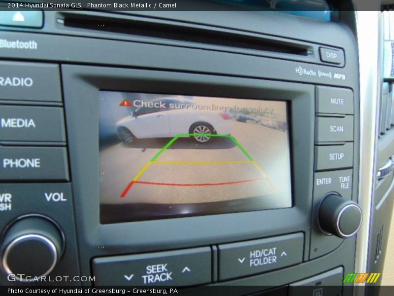 Phantom Black Metallic / Camel 2014 Hyundai Sonata GLS