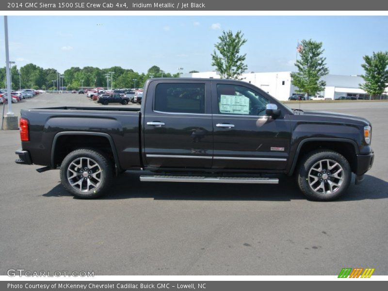Iridium Metallic / Jet Black 2014 GMC Sierra 1500 SLE Crew Cab 4x4