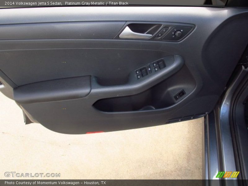 Platinum Gray Metallic / Titan Black 2014 Volkswagen Jetta S Sedan