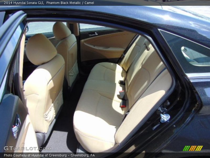 Phantom Black Metallic / Camel 2014 Hyundai Sonata GLS