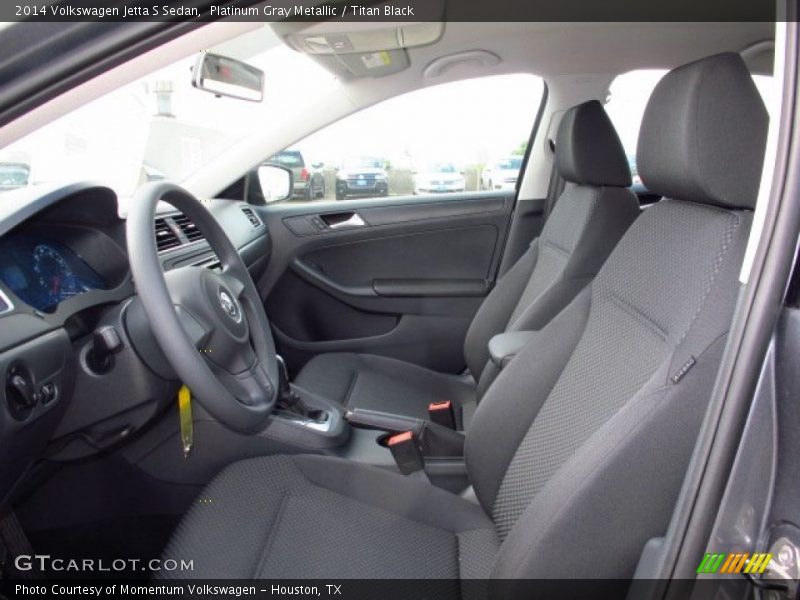 Platinum Gray Metallic / Titan Black 2014 Volkswagen Jetta S Sedan