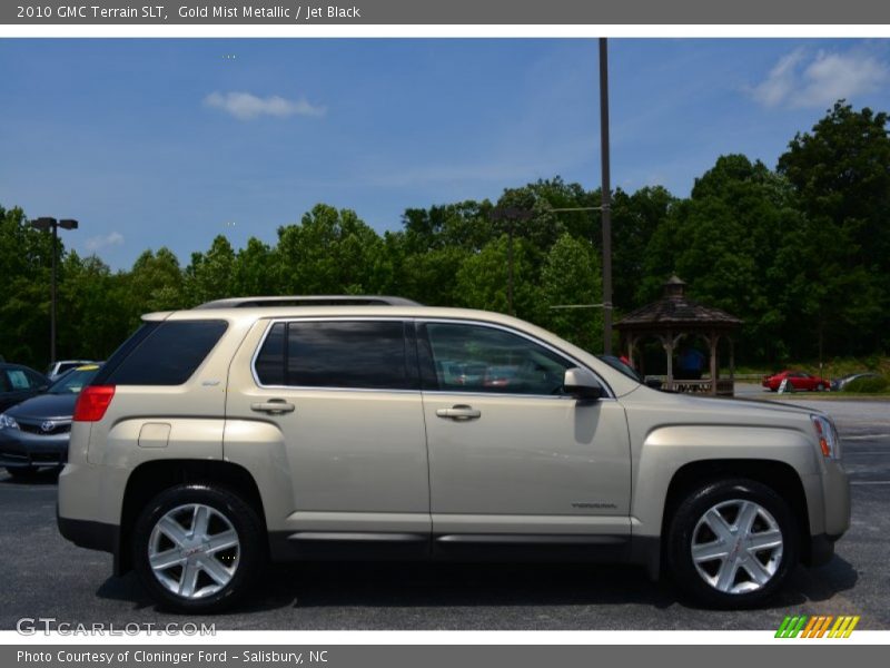Gold Mist Metallic / Jet Black 2010 GMC Terrain SLT