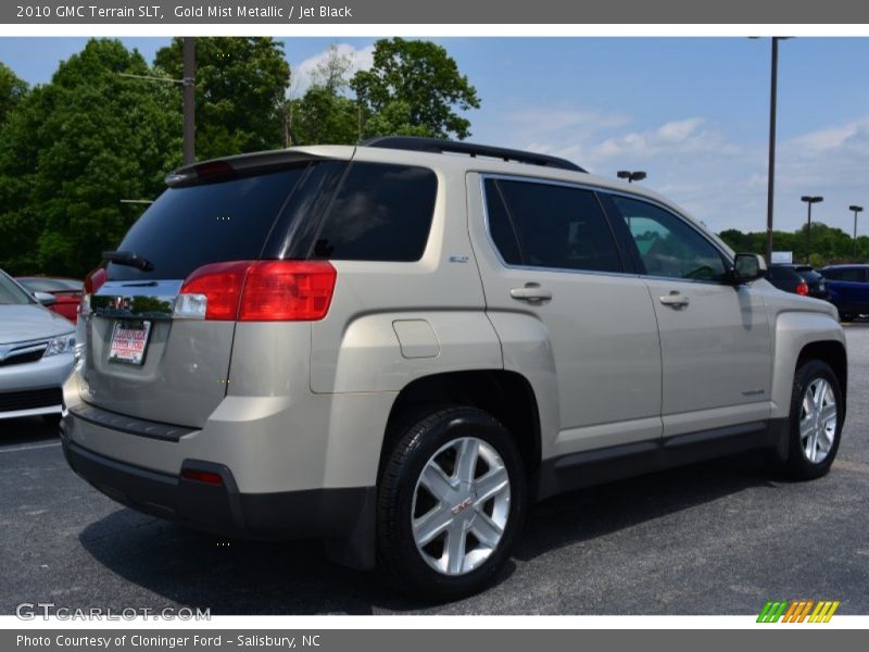 Gold Mist Metallic / Jet Black 2010 GMC Terrain SLT