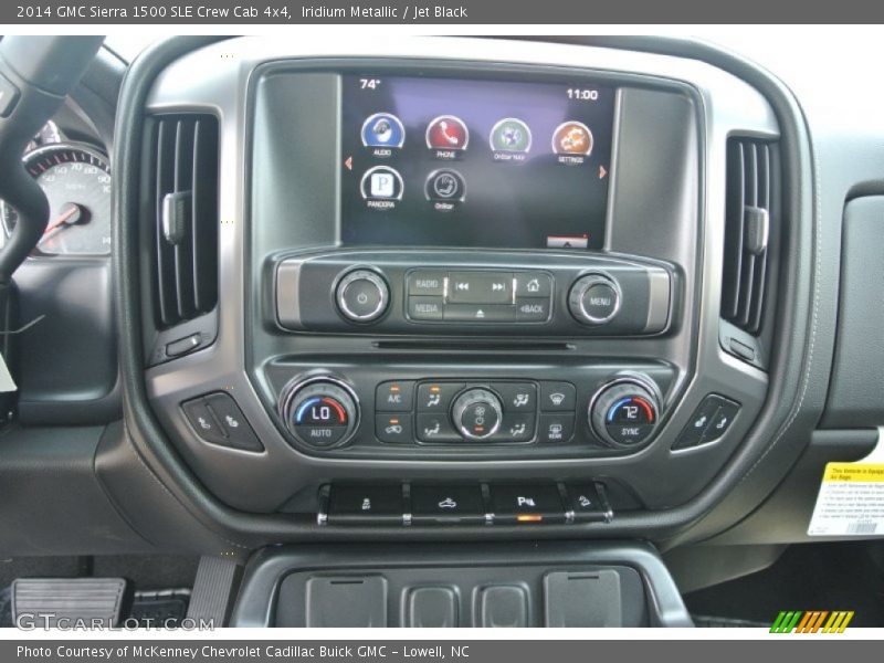 Iridium Metallic / Jet Black 2014 GMC Sierra 1500 SLE Crew Cab 4x4
