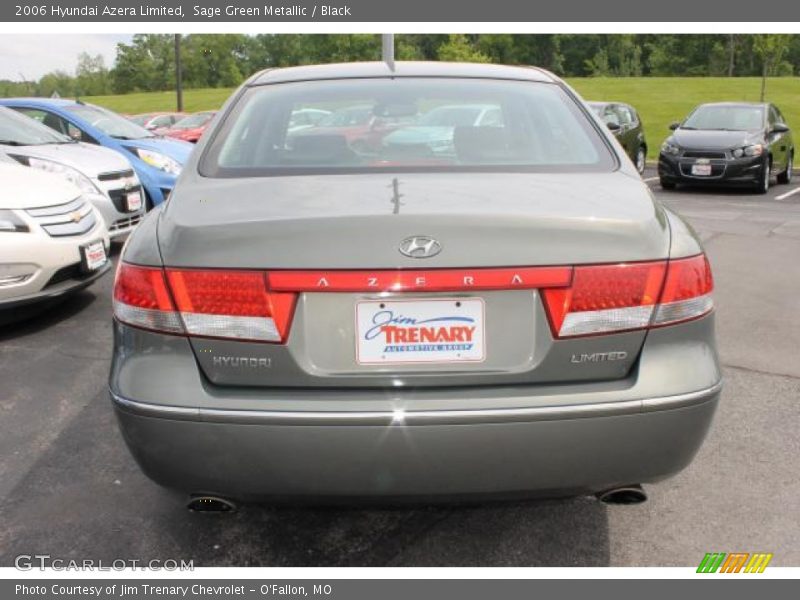 Sage Green Metallic / Black 2006 Hyundai Azera Limited