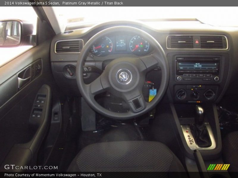 Platinum Gray Metallic / Titan Black 2014 Volkswagen Jetta S Sedan