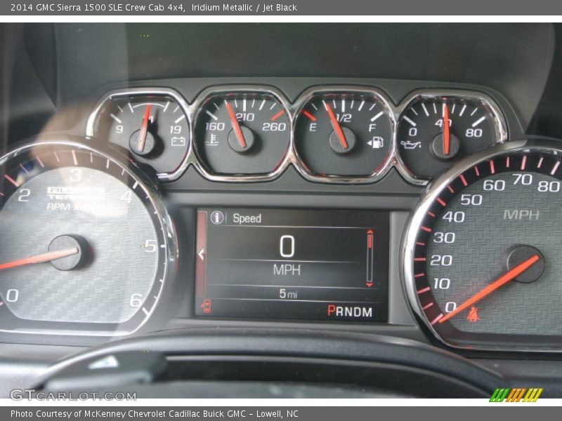 Iridium Metallic / Jet Black 2014 GMC Sierra 1500 SLE Crew Cab 4x4