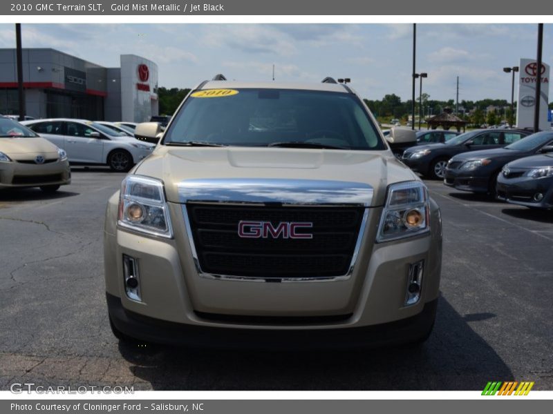 Gold Mist Metallic / Jet Black 2010 GMC Terrain SLT